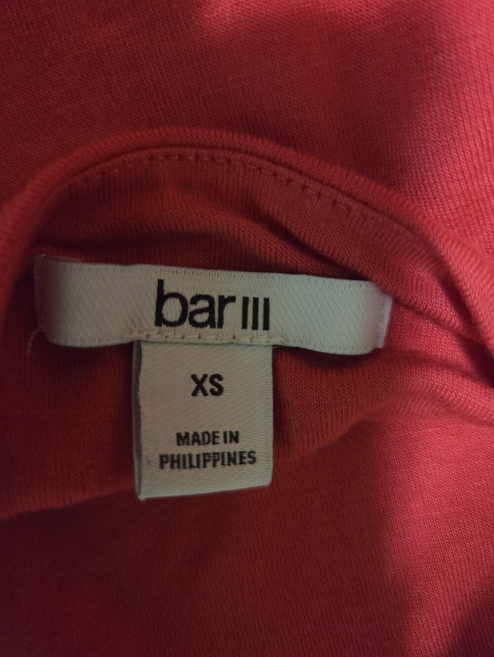 Bar III Womens' Coral Pink Dress - XS - Picture 3 of 3